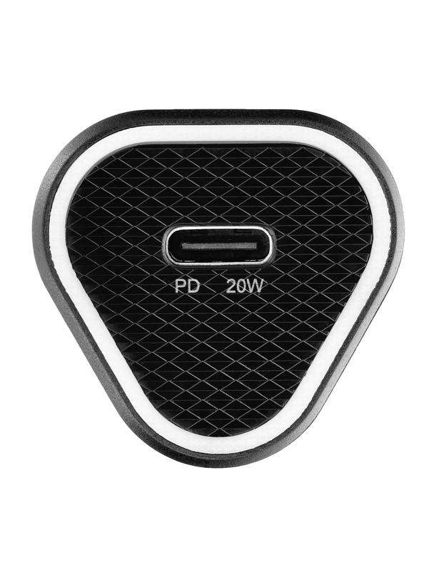 Ładowarka samochodowa Blue Star USB C QC3.0 PD AFC 3A 20W CC391-1C czarna