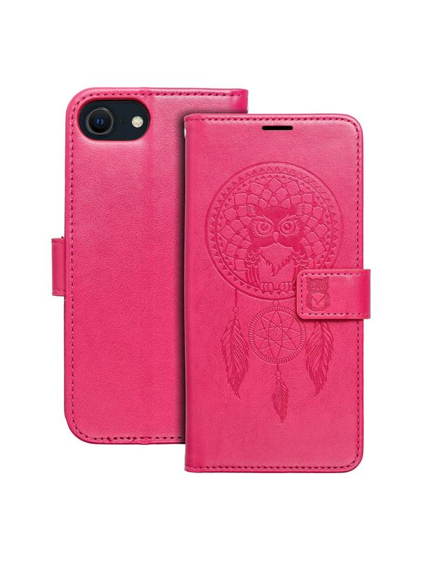 Kabura MEZZO Book do IPHONE 7 / 8 / SE 2020 / SE 2022 łapacz snów magenta