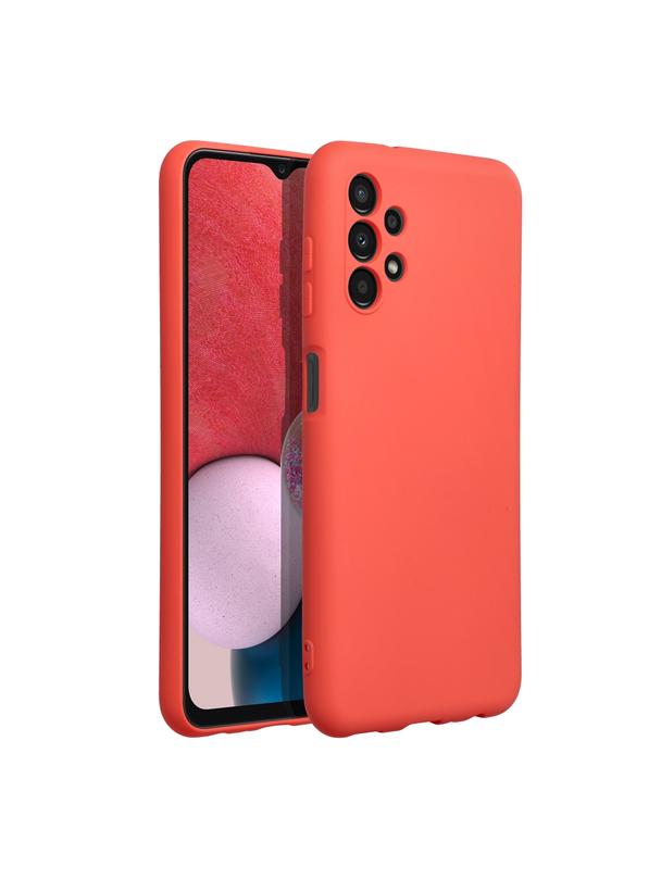 Futerał SILICONE do SAMSUNG A13 4G brzoskwiniowy