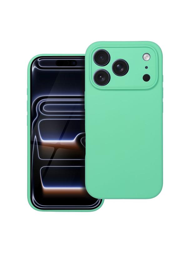 Futerał SILICONE 2mm do IPHONE 17 Pro kompatybilny z MagSafe miętowy