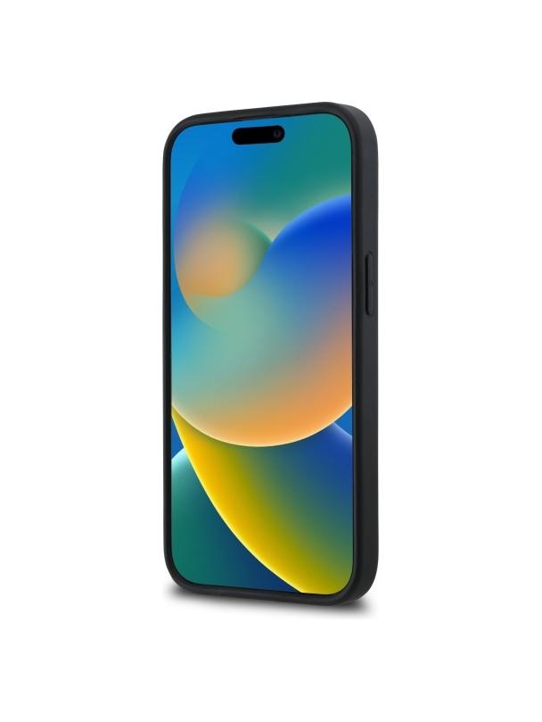KARL LAGERFELD futerał do IPHONE 15 KLHCP15S3DRKSDLK (3D Rubber Signature) black