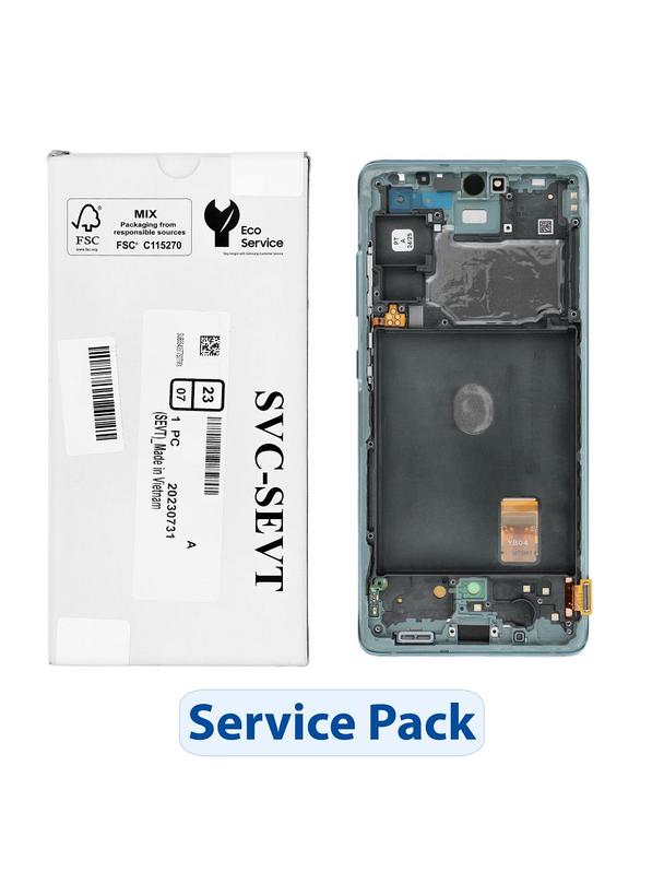 ServicePack Wyświetlacz LCD SAMSUNG S20 FE 4G/5G G780F/G781F GH82-24214D Green