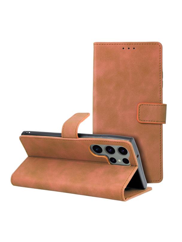 Kabura TENDER Book do SAMSUNG S23 Ultra brązowy