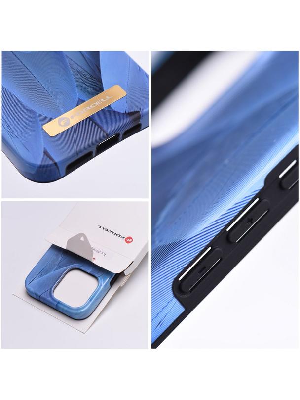 Etui na iPhone 15 Forcell F-Protect Mirage zgodny z MagSafe blue bird