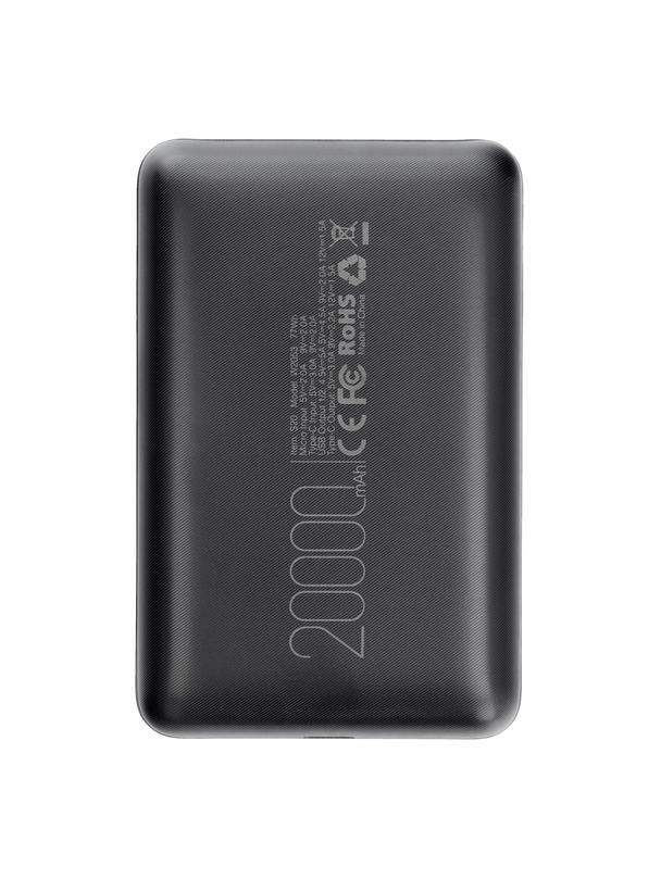 Powerbank Veger S20 (W2053) PD QC3.0 2A 22,5W 20000 mAh czarny