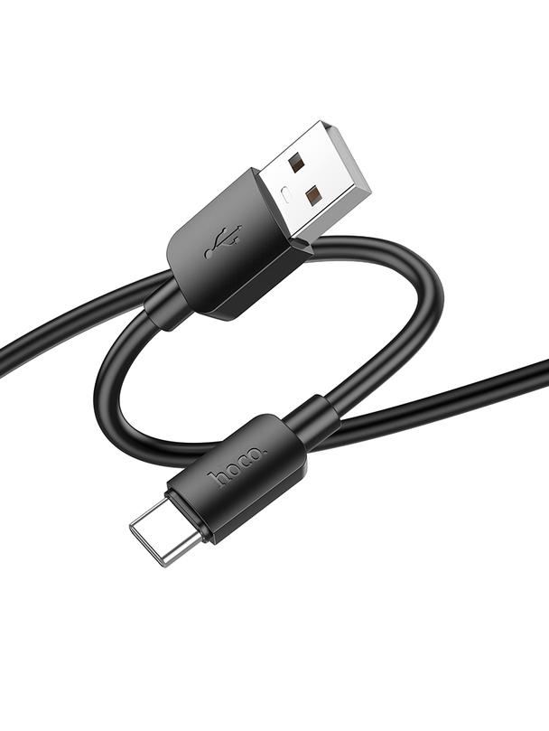 Kabel USB A do USB C Hoco PD 2,4A 27W 1 m X96 czarny