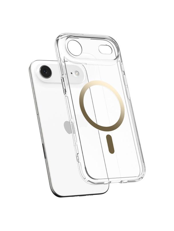 SPIGEN futerał ULTRA HYBRID MAG kompatybilny z MagSafe do IPHONE 17 Air clear gold