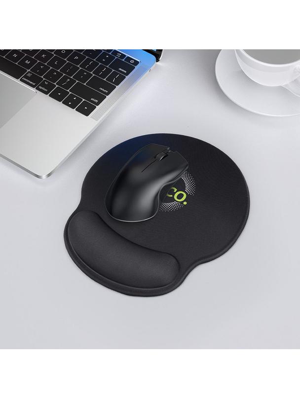 Podkładka pod myszkę Hoco ze wsparciem dla nadgarstka GM30 czarna