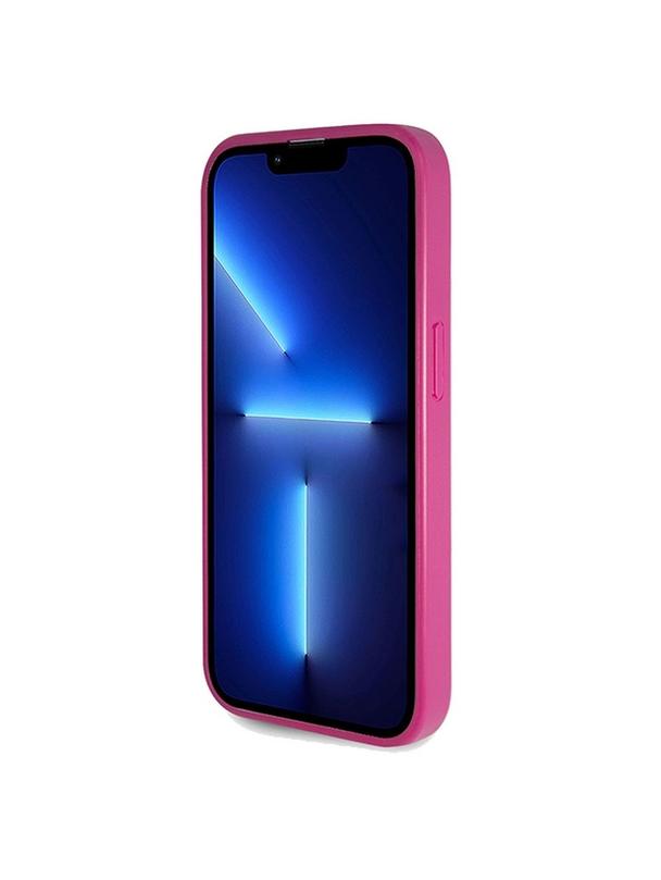 GUESS futerał do IPHONE 15 Pro GUHCP15LHG4SGU (Fixed Glitter Big 4G) fioletowy