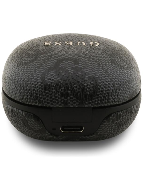 Słuchawki bezprzewodowe douszne Guess TWS ENC 4G Classic Metal Logo czarne