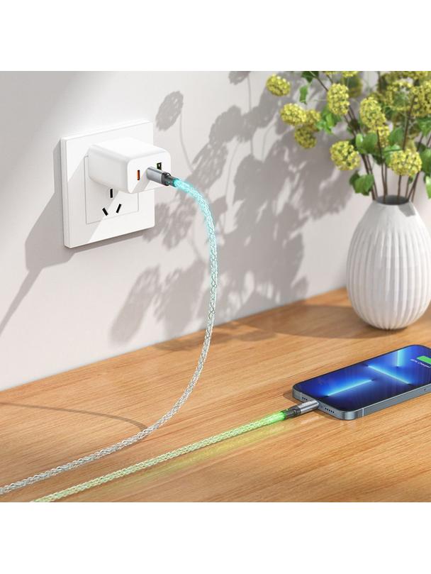 Kabel USB C do Lightning Hoco PD 20W 1 m U112 szary