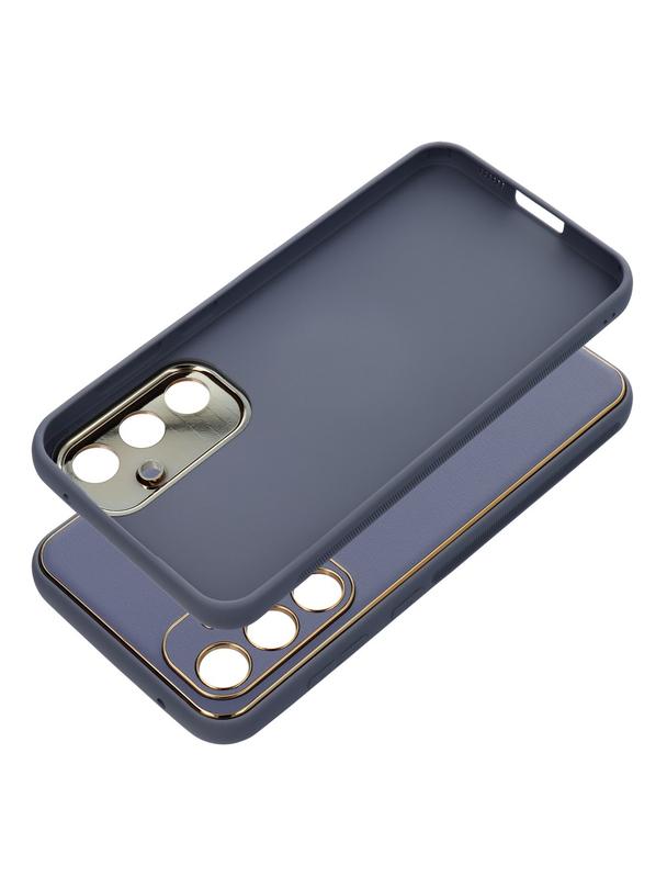 Futerał LEATHER CASE skórzany do SAMSUNG S23 FE niebieski