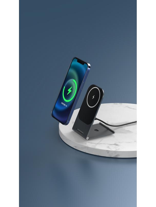 Ładowarka indukcyjna Veger kompatybilna z MagSafe 2A 15W Y56 czarna