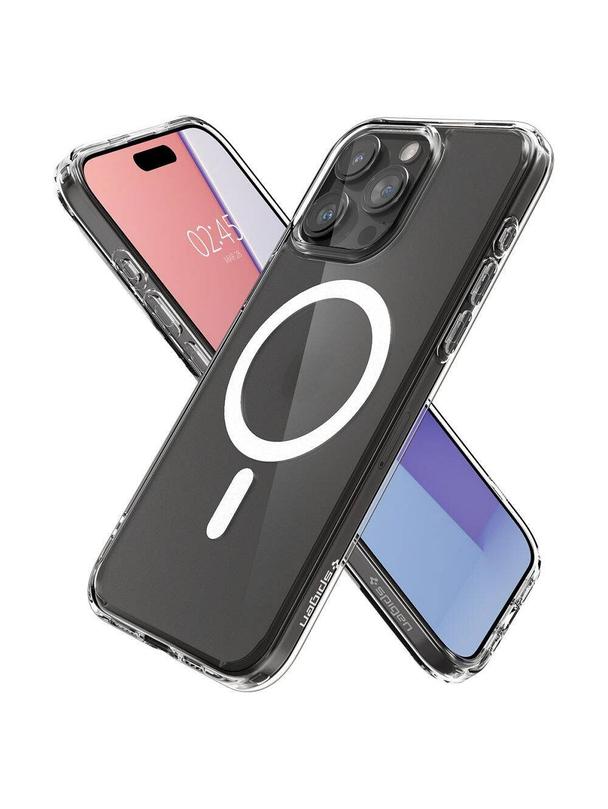 SPIGEN futerał ULTRA HYBRID MAG kompatybilny z MagSafe do IPHONE 16 Pro frost clear