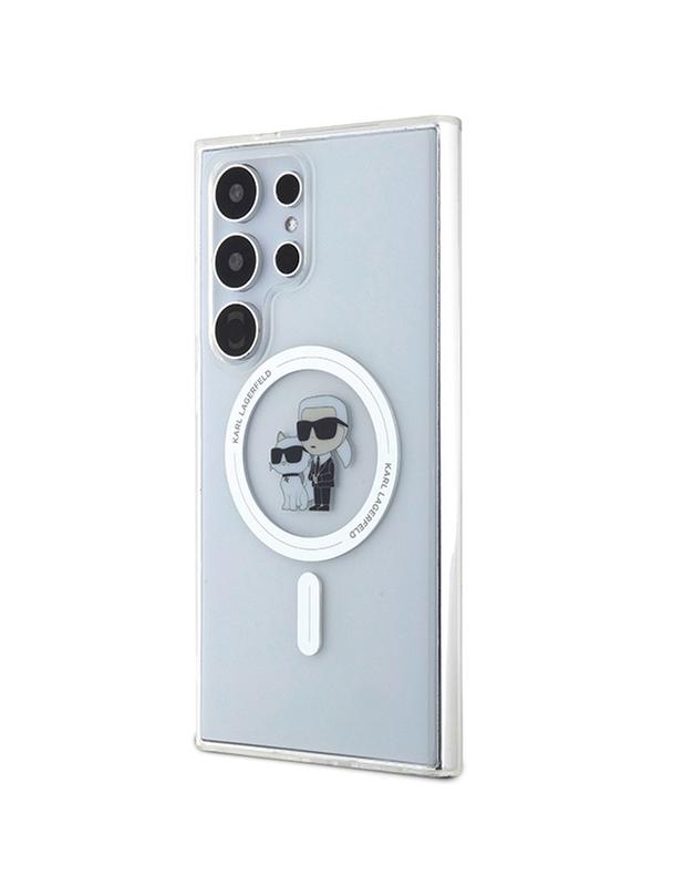 KARL LAGERFELD futerał do SAMSUNG S24 Ultra KLHMS24LHGKCNOT (MAGSAFE IML KC) transparentny