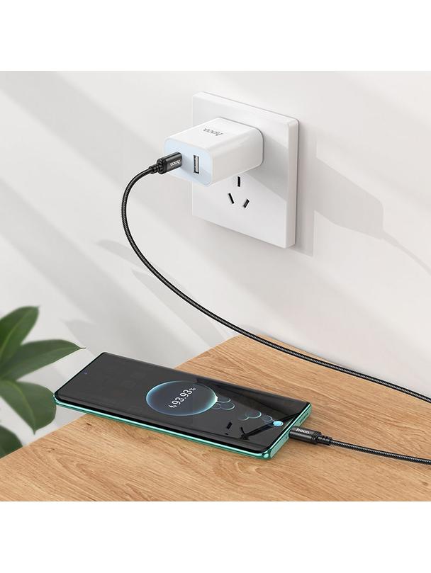 Kabel USB C do USB C Hoco 3A 60W 2 m X89 czarny