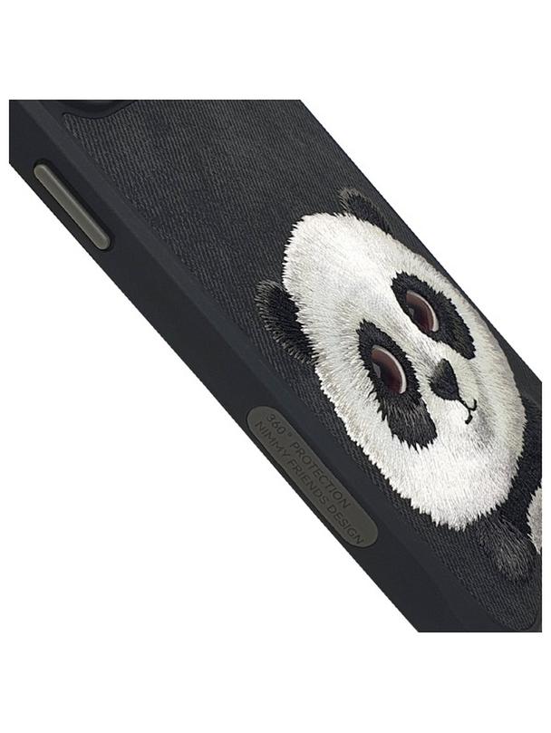 NIMMY futerał BIG EYED PET 2.0 Panda do IPHONE 15 Pro czarny