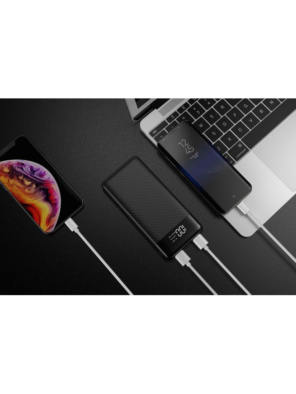 Powerbank Veger L11 (W1087) 10000 mAh czarny