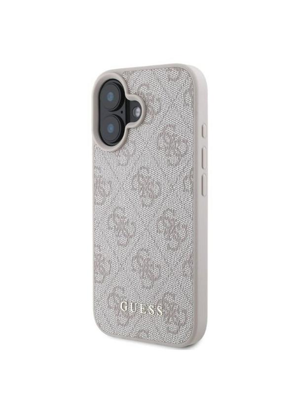 GUESS futerał do IPHONE 16 GUHCP16SG4GFPI (PU 4G Classic) różowy