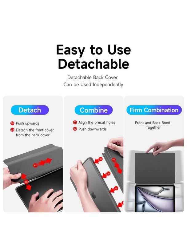 DUX DUCIS etui MAGI z miejscem na rysik do iPad Air 13 (2024) czarne