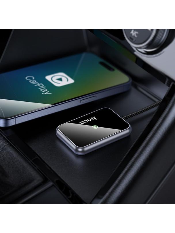 Bezprzewodowy adapter CarPlay Hoco USB A / USB C HU1 czarny