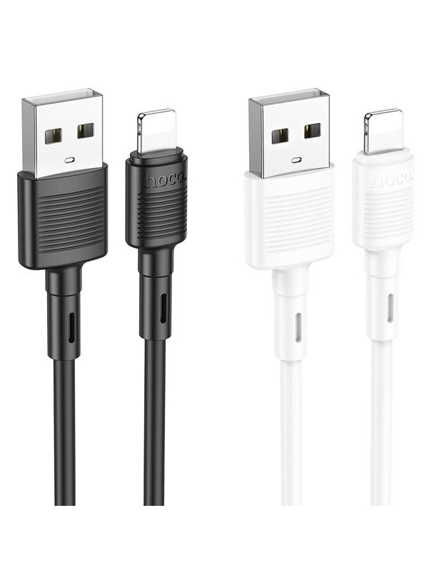 Kabel USB A do Lightning Hoco 2,4A 1 m X83 czarny
