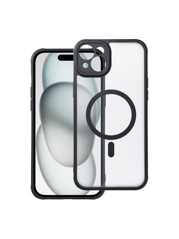 Futerał FULL MATTE MAG COVER kompatybilny z MagSafe do IPHONE 15 Plus czarny