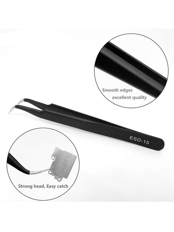 UF-TOOLS - Zestaw pincet ESD-9 (9szt.)