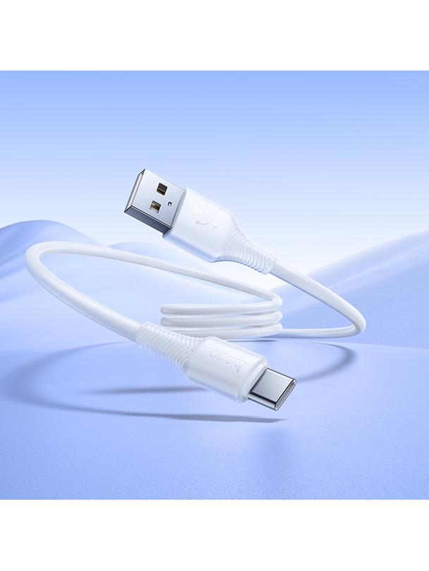 Kabel USB A do USB C Hoco 3A 1 m X120 biały
