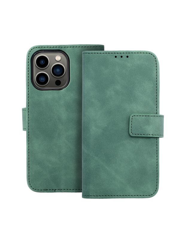 Kabura TENDER Book do IPHONE 13 zielony