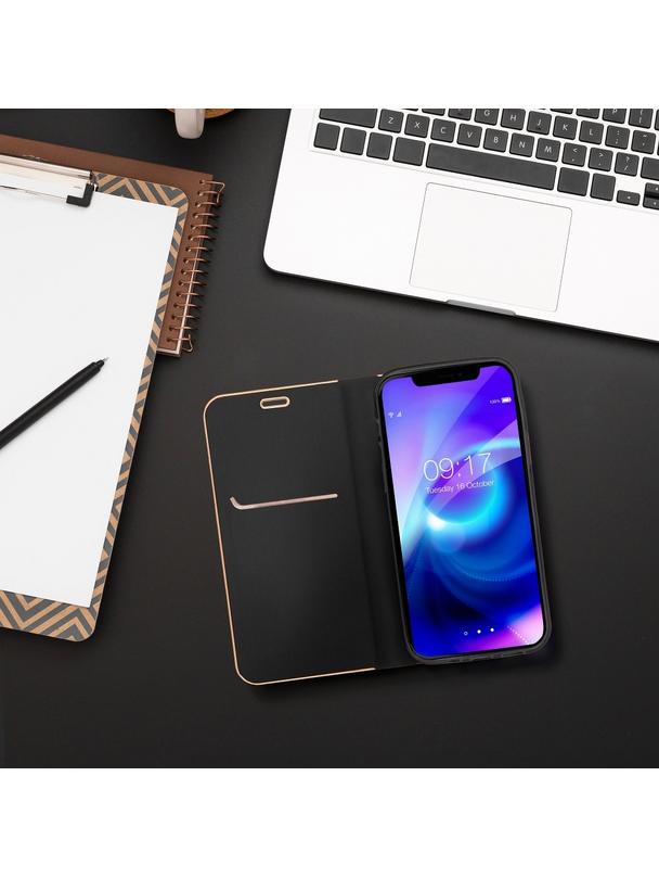 Kabura LUNA Book Gold do SAMSUNG A13 4G czarny