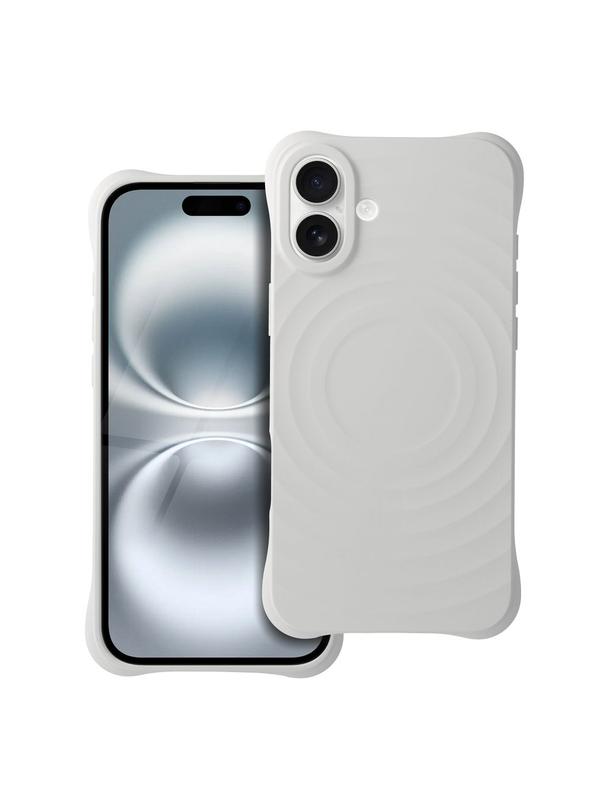 Silicone Zephyr Mag Cover kompatybilny z MagSafe do IPHONE 16 PLUS biały