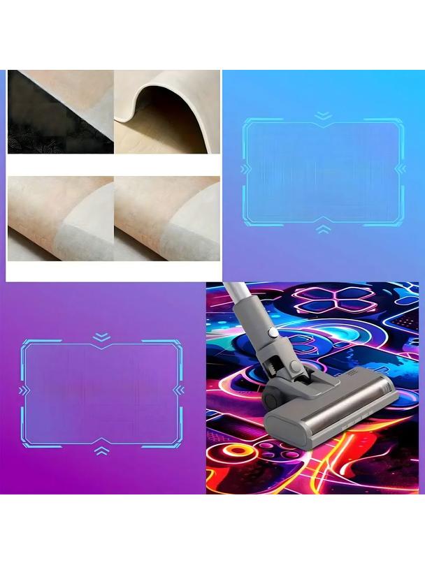 Mata ochronna pod krzesło wzór gamingowy 60 x 90 cm RC-K-1542