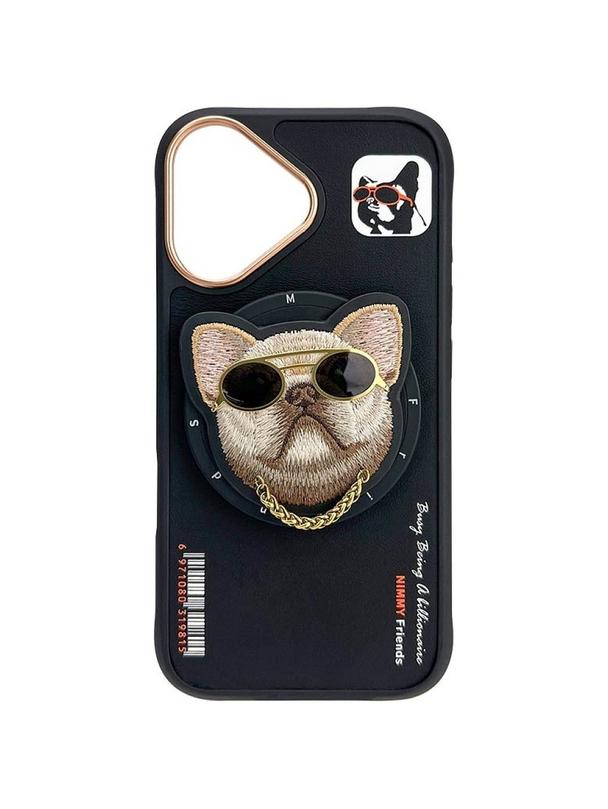 NIMMY futerał GLASSES COOL DOG kompatybilny z MagSafe do IPHONE 16 czarny