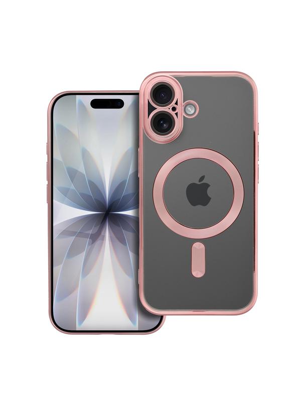 Futerał ELECTRO MAG COVER kompatybilny z MagSafe do IPHONE 17 złoty róż