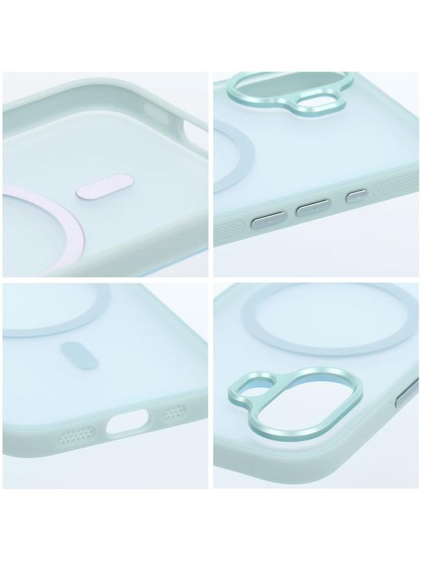 Futerał do iPhone 16 Flexline Mag Cover zgodny z MagSafe zielony