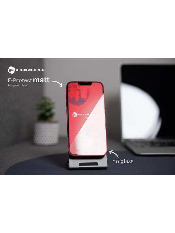 Szkło hartowane do iPhone 12 PRO MAX Forcell Matt Glass czarne