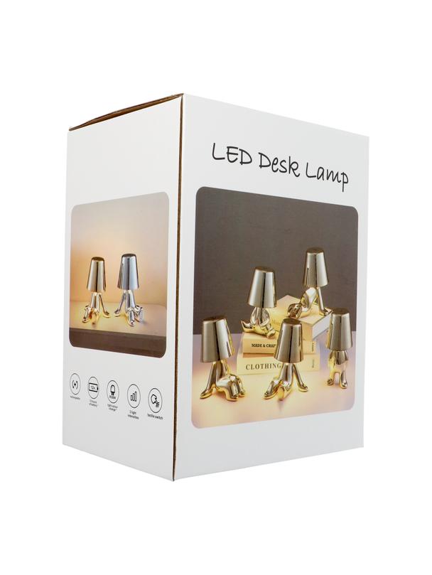 Lampka nocna GOLD MAN Art Deco siedzący (wzór 6) MLTL