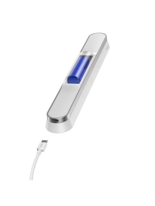 BASEUS bezprzewodowa magnetyczna lampka LED do pokoju 1800mAh DGXC-02 biała