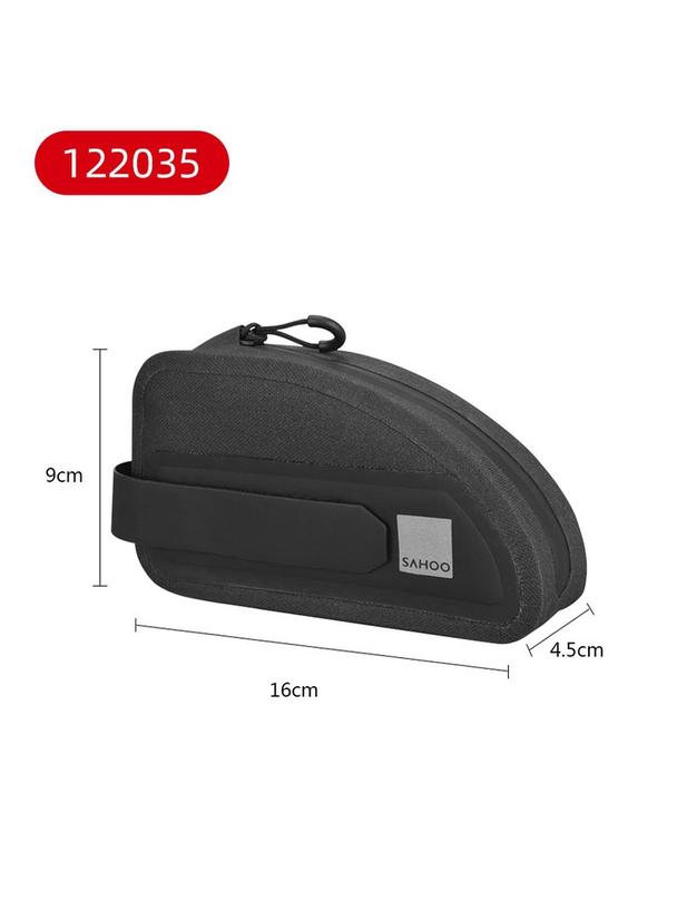 SAHOO torba rowerowa na ramę rowerową z zamkiem 0,3L 122035 czarna