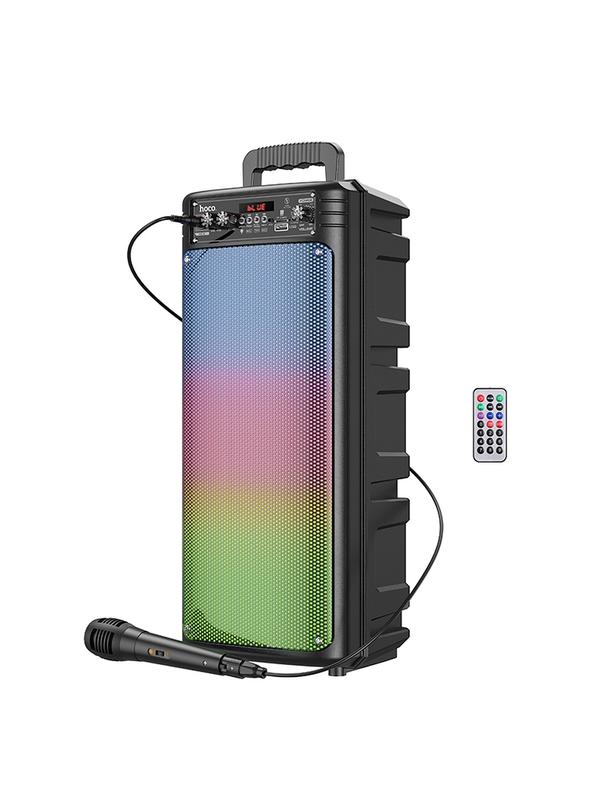 Zestaw do karaoke bluetooth 2 x 10W 3h Hoco BS52 czarny