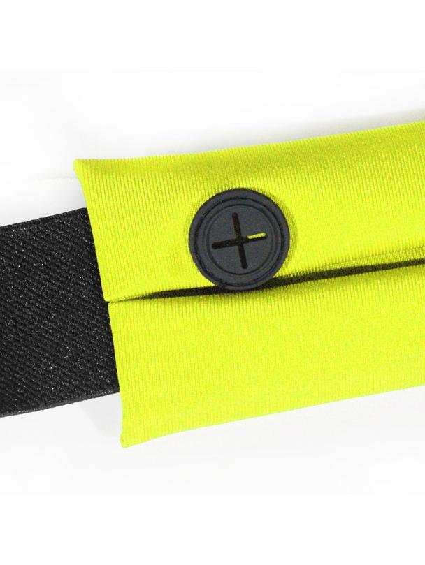 ART pas sportowy z kieszenią podświetlany APS-01G zielony