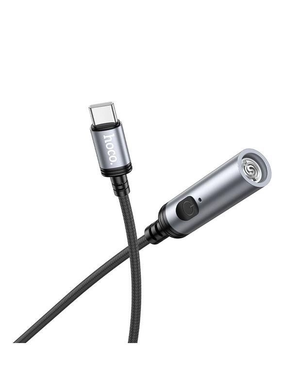 Adapter USB C do zapalniczka samochodowa Hoco 0,3 m UA30 czarny