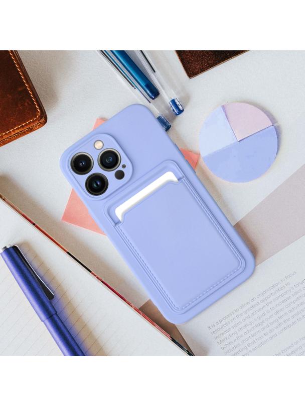 Futerał CARD CASE do XIAOMI Redmi NOTE 12 5G fioletowy