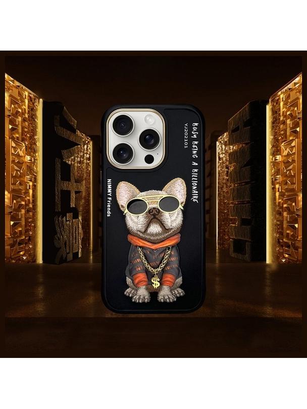 NIMMY futerał GLASSES COOL DOG do IPHONE 16 Pro czarny
