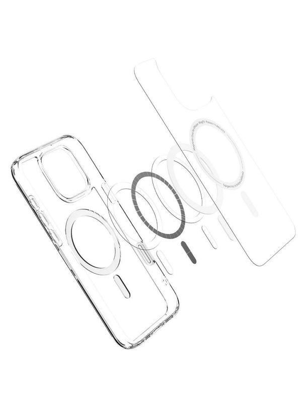 SPIGEN futerał ULTRA HYBRID "T" MAG kompatybilny z MagSafe do IPHONE 16 Pro white