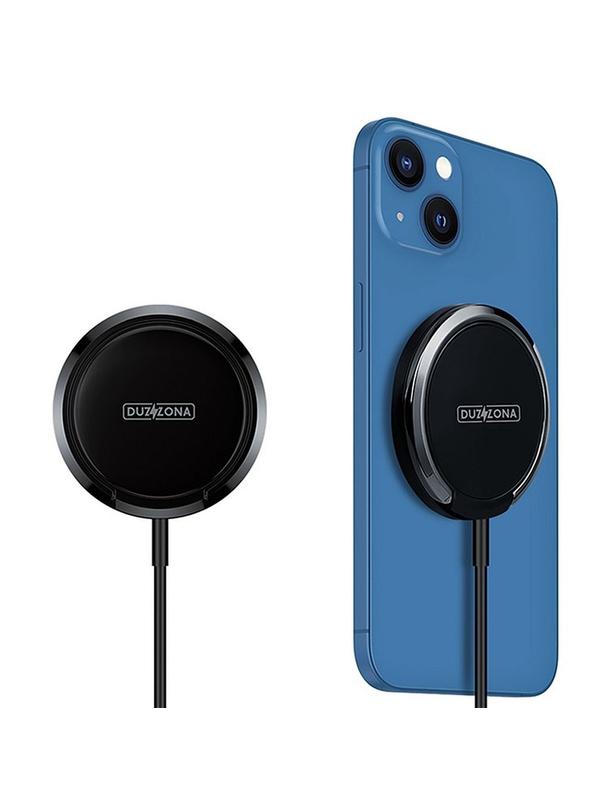 DUZZONA W1 - ładowarka indukcyjna kompatybilna z MagSafe 15W czarna