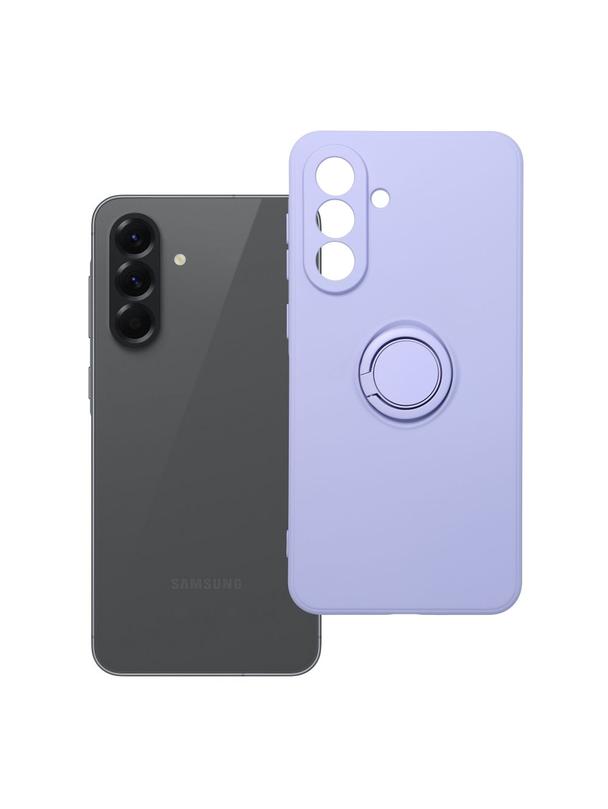 Futerał do Samsung A56 5G Silicone Ring fioletowy