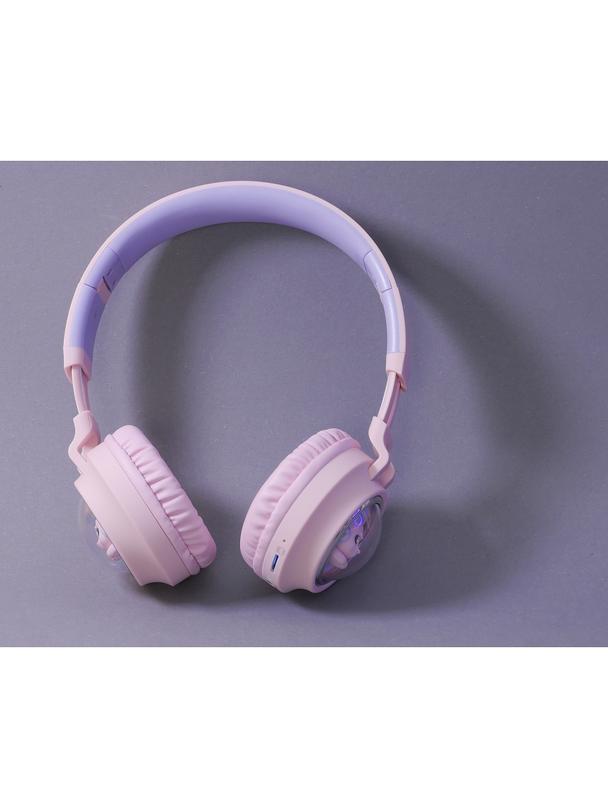 Słuchawki bezprzewodowe nauszne Hoco W50 różowe