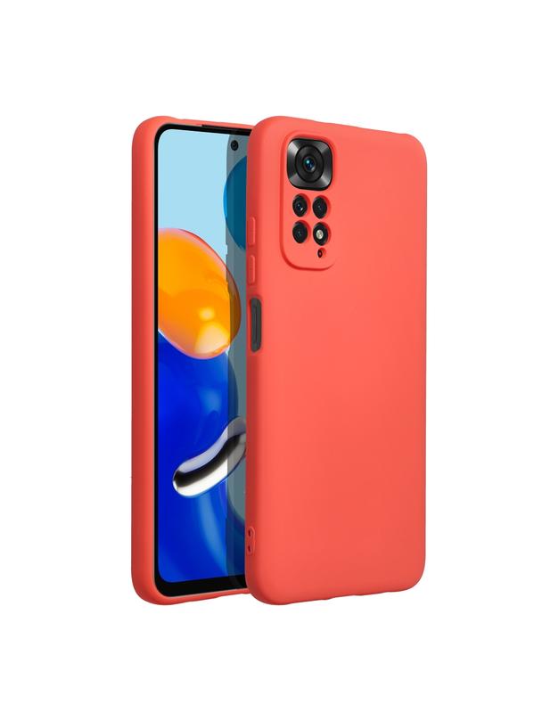 Futerał SILICONE do XIAOMI Redmi Note 11 / 11S brzoskwiniowy